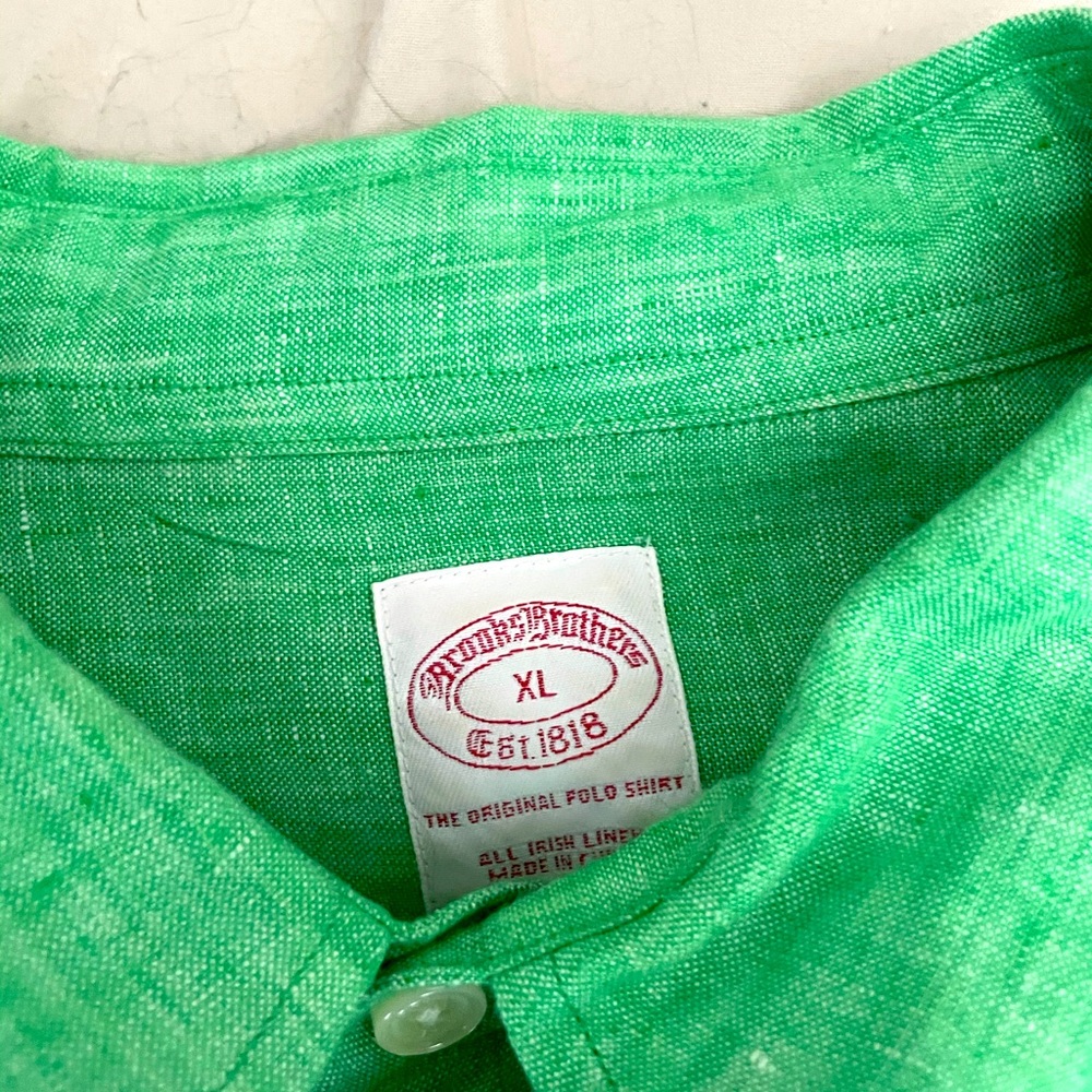 Brooks Brothers linen shirt.